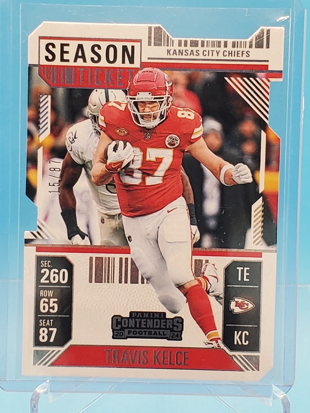 Panini Travis Kelce Diecut /87 Chiefs